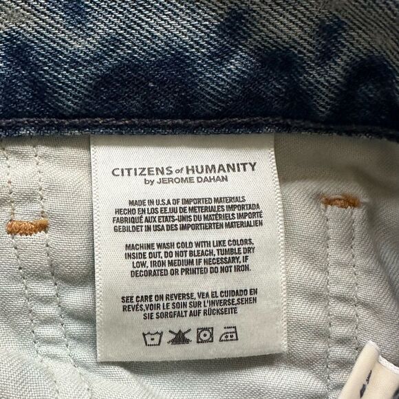 Citizens of Humanity Liya High Rise Classic Fit Crop Jeans in Desperado - Picture 12 of 15